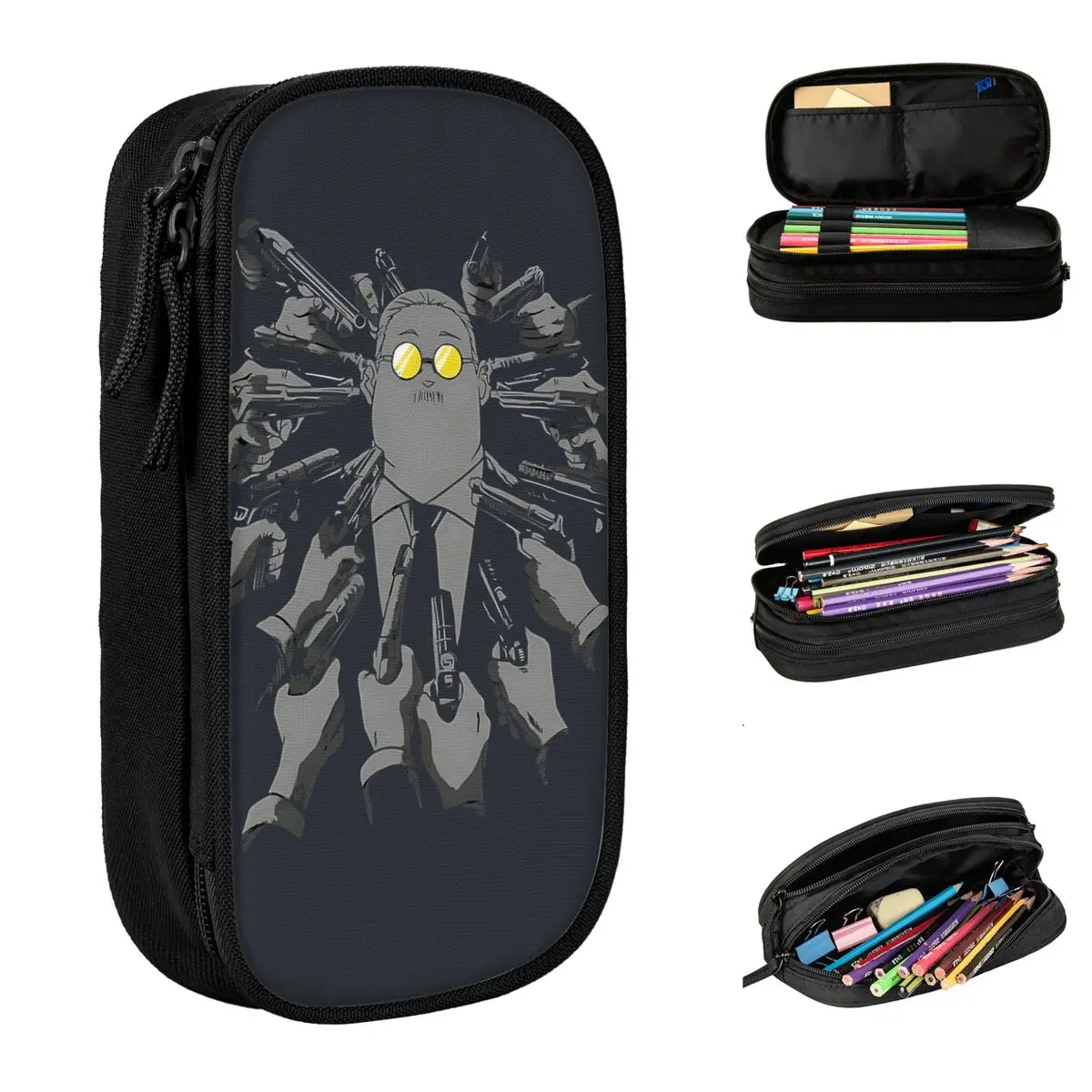 

Sakamoto Days Pencil Case Big Pencil Box Boy Girl Canvas Cute School Pencil Cases Graphic Stationery Organizer