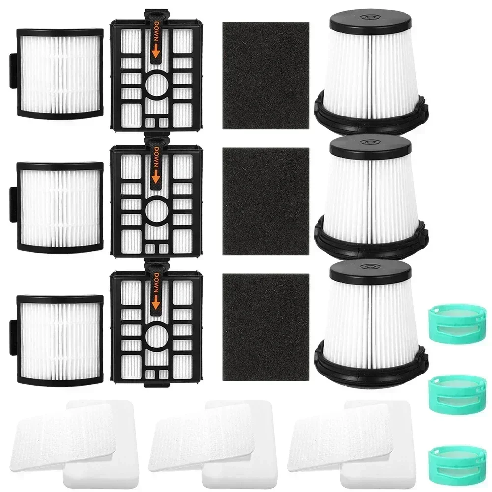 

3 фильтра предварительного двигателя + 3 фильтра + 3 фильтра предварительного двигателя в сборе + 3 фильтра в сборе + 3 картриджи нейтрализатора для Shark IW351