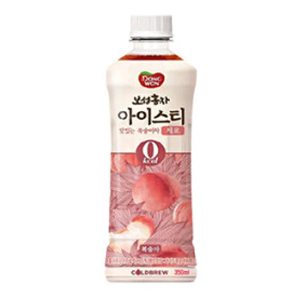 Mobile Boron Hongcha Iced Tea Zero Peach 350ml 24 Packs