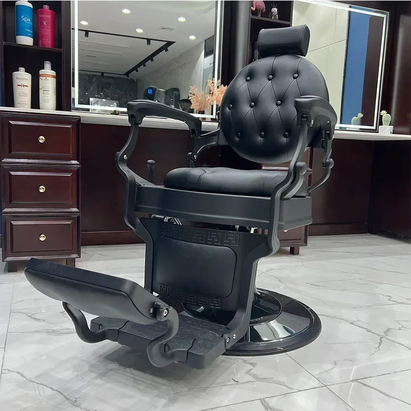 

Luxury Ergonomic Barber Chair Recliner Shampoo Hairstylist Spa Beauty Chair Accent Facial Silla Giratoria Beauty Salon Furniture