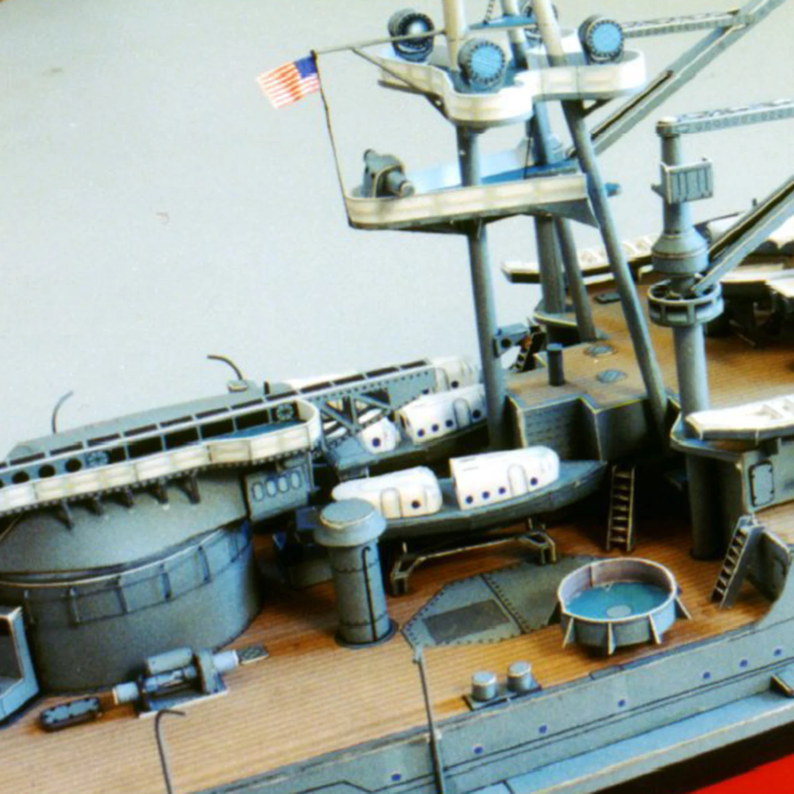 Exquisite 1/250 Navy Ship DIY Puzzle Paper Model Kit Papercraft Office Decor