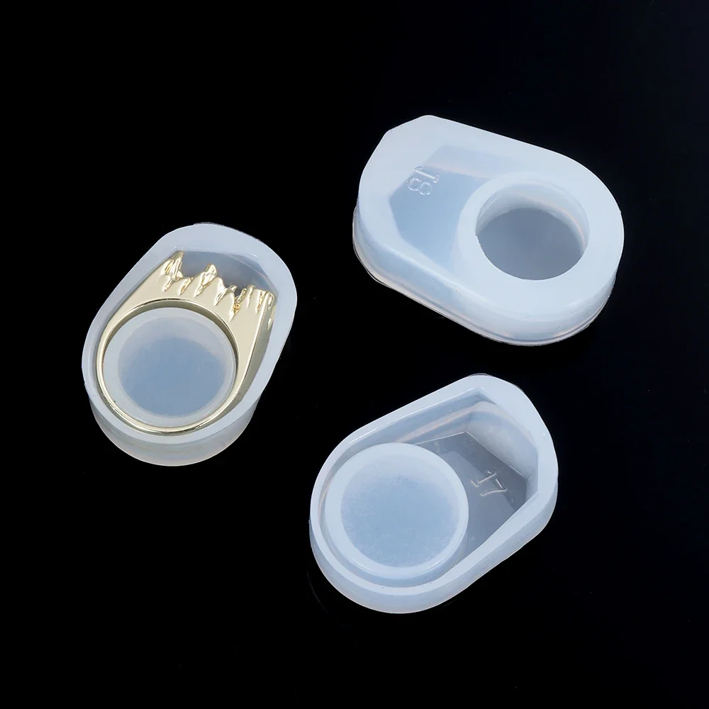 Premium Silicone Molds for Jewelry Making Set of Pendant Ring UV Epoxy Resin Casting DIY Craft Art Clay Polymer Tools