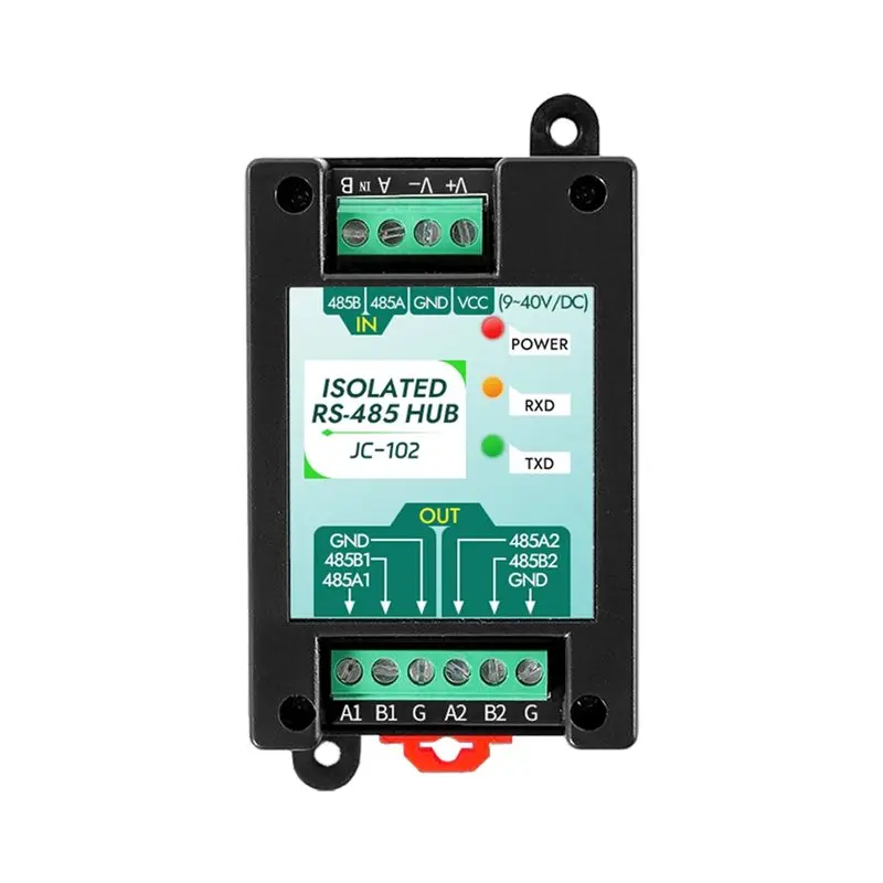 

Модуль связи ABNR Modbus-RTU, повторитель RS-485, расширение диапазона передачи данных по сети, преобразователь RS485