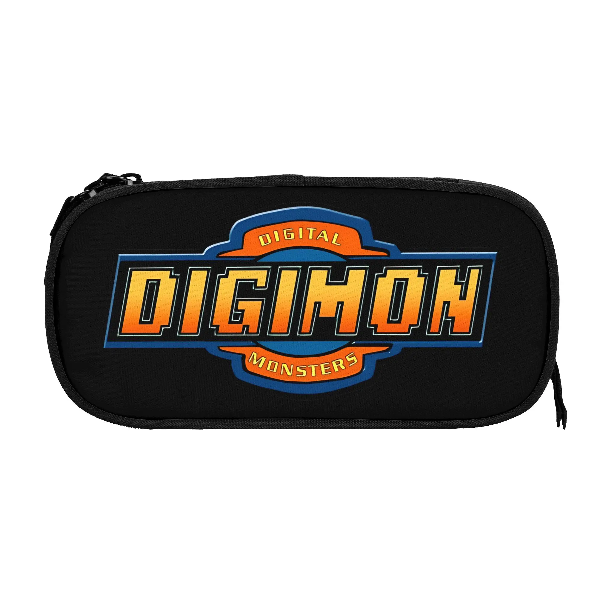 

Digital Monster Digimon Accessories Pen Box Large-capacity For School Pencil Bag Birthday Gift