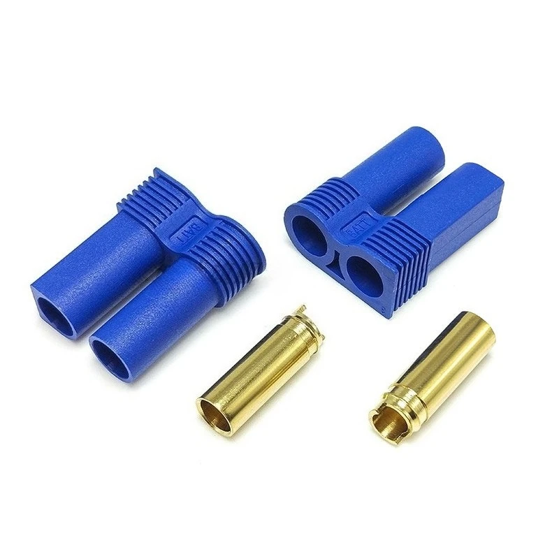 EC2 EC3 EC5 Model Aircraft Banana Plug EC6 EC8 Copper Core Sleeved Lithium Battery Dedicated Connector High Current 100A/500VDC