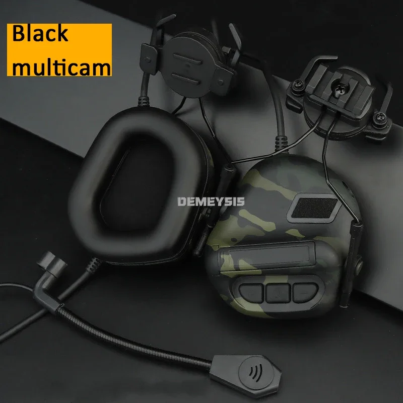 Tactical Headsets Sound Pickup Noise Reduction Shooting Headset CS Wargame Helmet Headset Hunting Protective Headphone