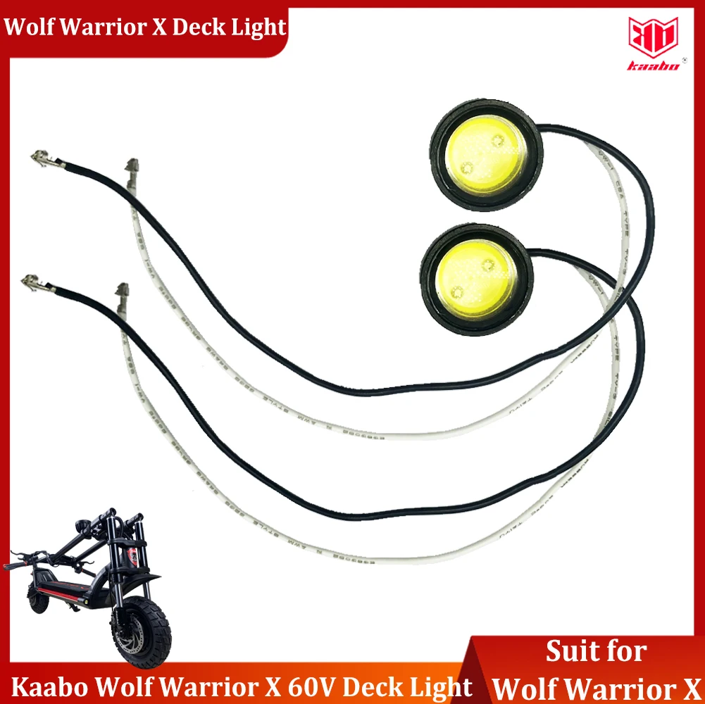 Original Kaabo Wolf Warrior X 60V Deck Spotlight Spare part for Kaabo Wolf Warrior X Electric Scooter Official Kaabo Accessories