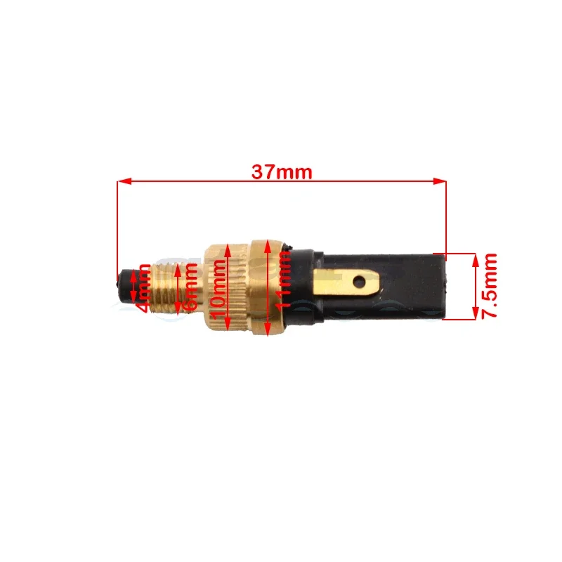 Universal 6mm Motorcycle Brake Light Tail Light Front Rear Brake Clutch Switch Plug for Honda for Yamaha
