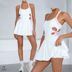 2026 Pad Women Tennis Yoga Set One-Pieces Dress Sports Golf Badminton Skorts Anti Shorts Tracksuits Active Wear XP61