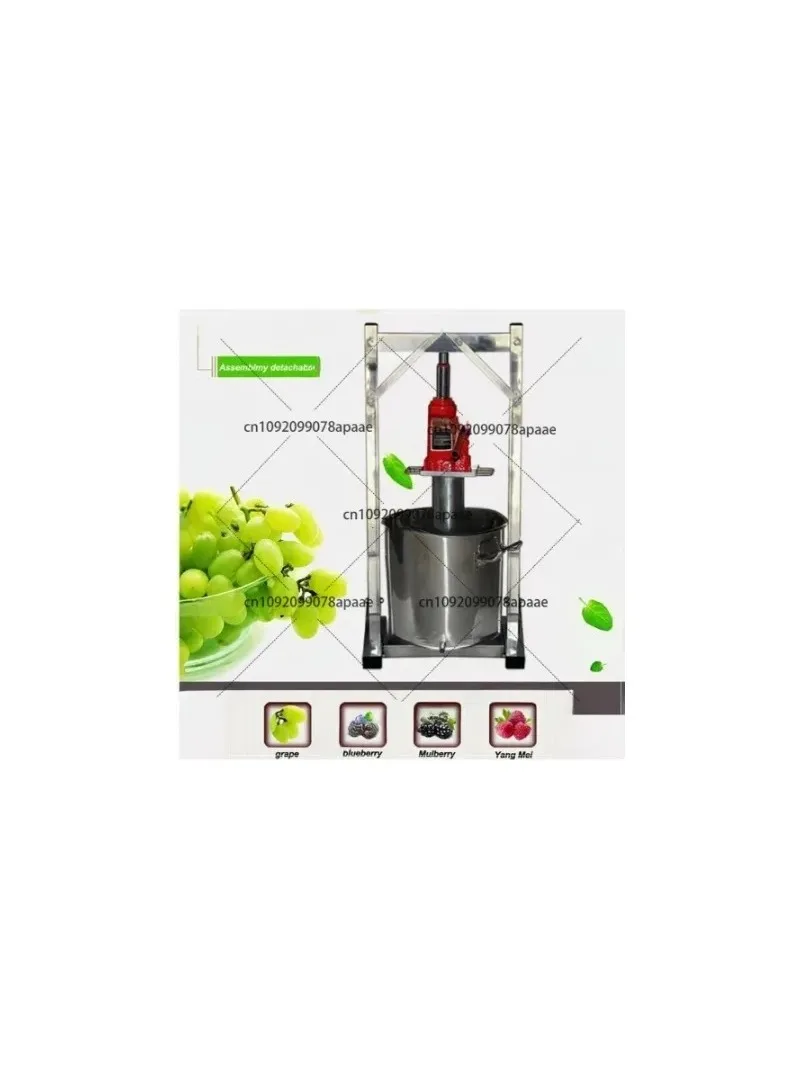 

Пресс для сока из нержавеющей стали 36 л/22 л, ручной гидравлический пресс для винограда, черники, меда, домашний фруктовый пресс