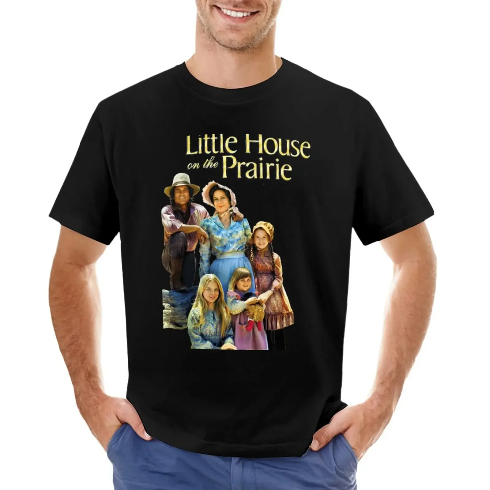 

Little house T-Shirt vintage Short sleeve tee Men's t shirts
