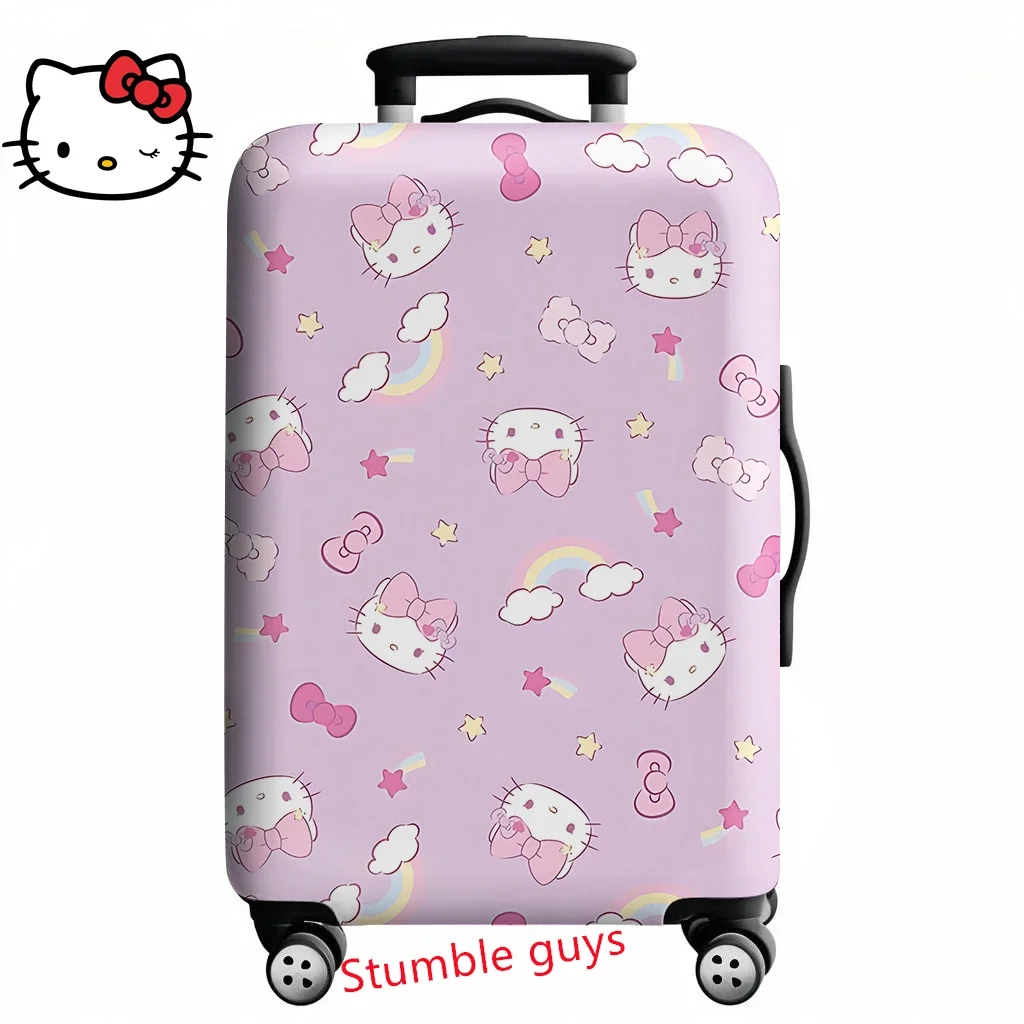 Protezione da viaggio per valigia Kawaii Hello Kitty adatta per bagagli da 18-32 pollici con stampa anime