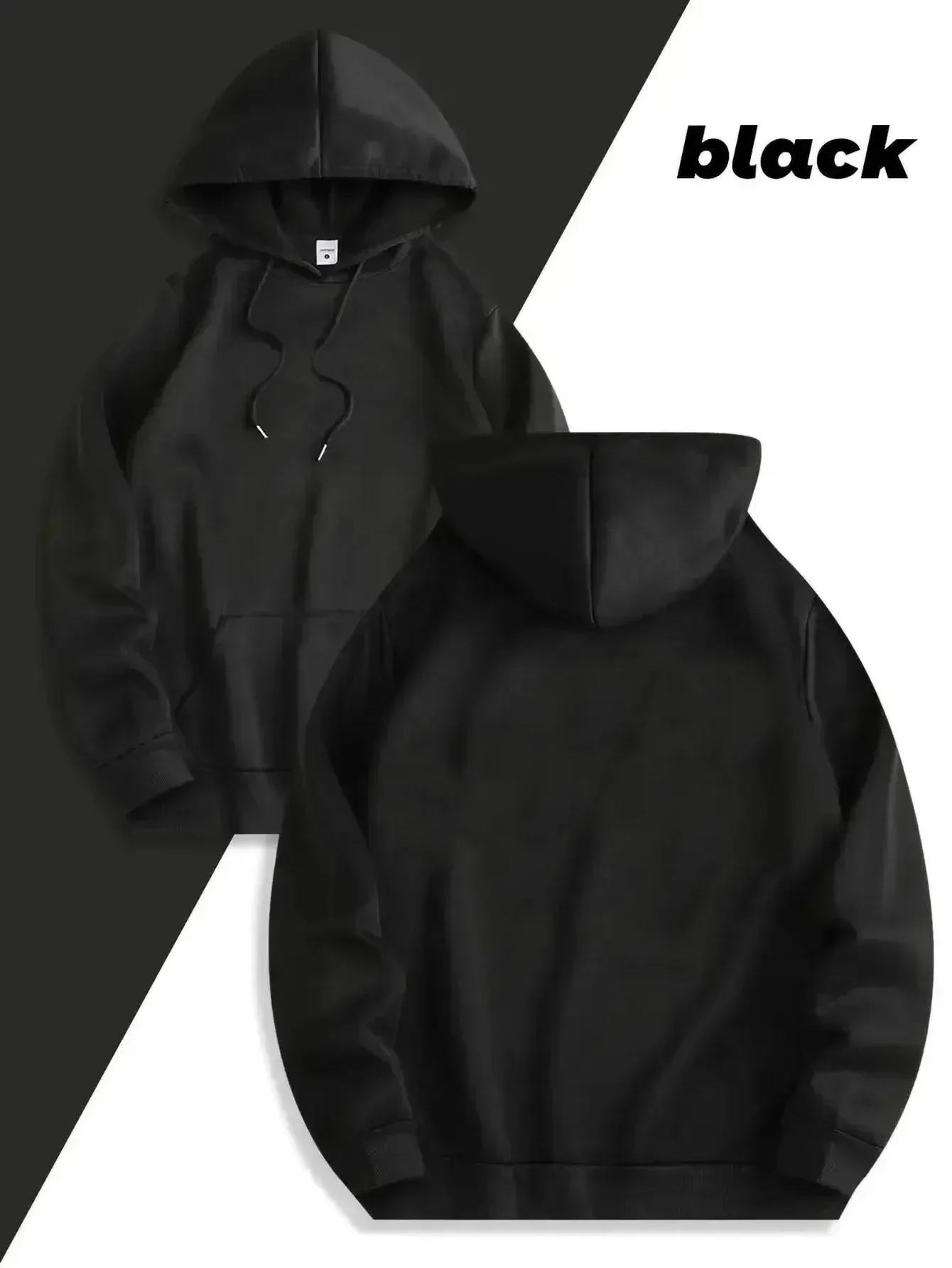 سترة نسائية كاجوال بغطاء للرأس باللون الأحمر بنمط "المفضل لدي يدعوني مومو" - سترة مريحة، طراز كاجوال، تصميم نص حيوي