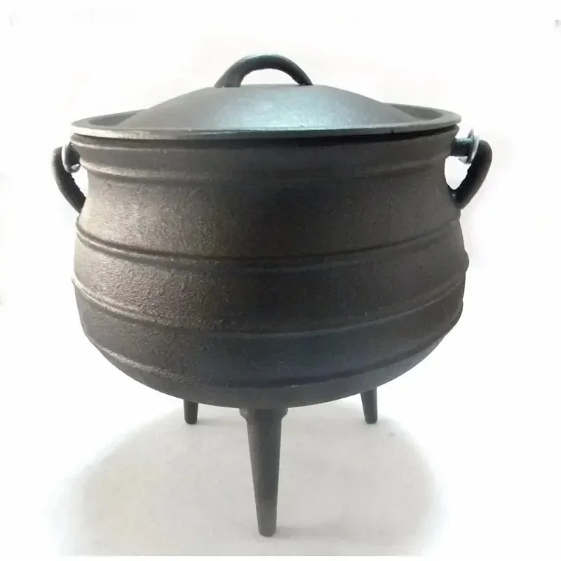 outdoor camping cookware potjie pot cast iron factory manufacturer stocked south africa botswana namibia 3 legged