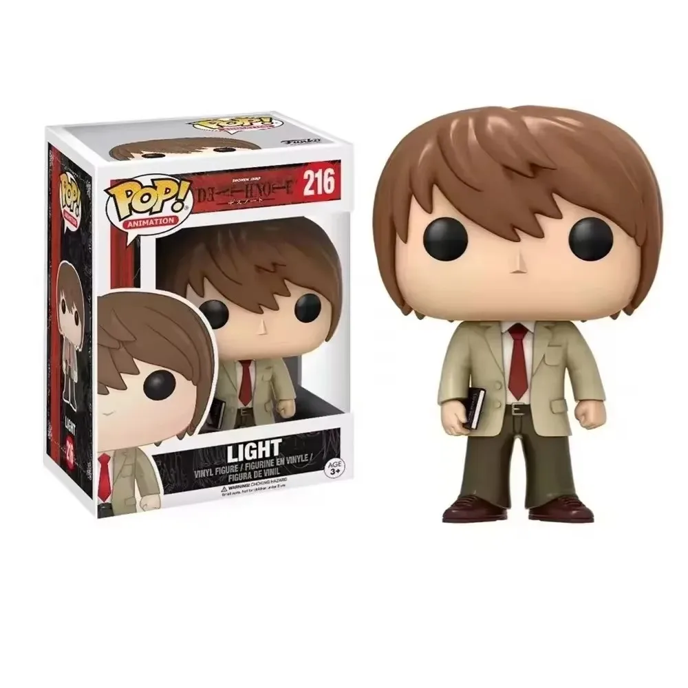 FUNKO POP Animation Death Note Light # 216 РЮК # 217 экшн-фигурка, игрушка, коллекционные виниловые куклы, фильм, карнавальные детские игрушки, фигурка