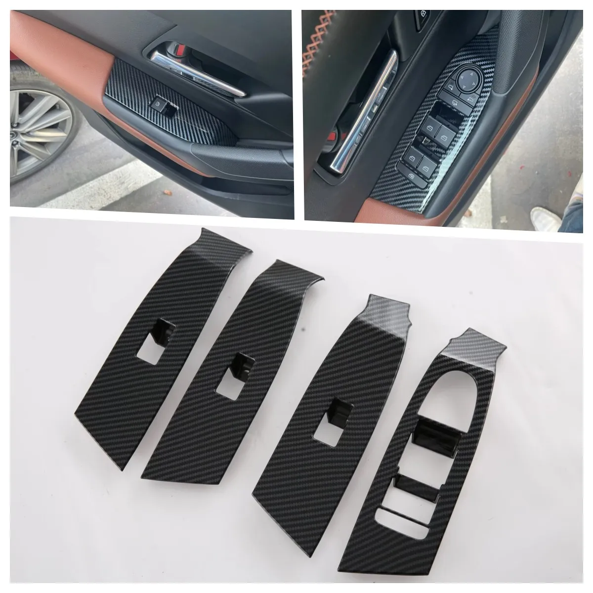 

For Mazda CX-50 CX50 2022 2023 2024 Door Armrest Window Lift Buttons Trim Glass Switch Frame Panel Cover Car Styling Accessories