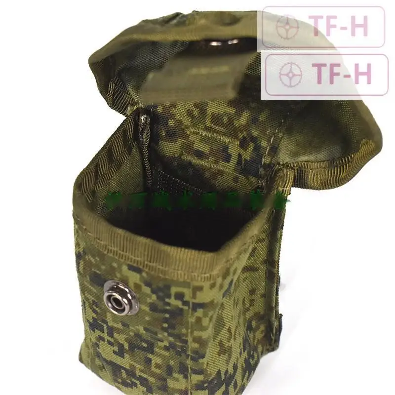 Hunting Tactical 1000D Russian Army 6SH117 Carrying Kit Mag Magazine Pouch Flash Bang Accessory Bag EMR/Ruins Green/Army Green