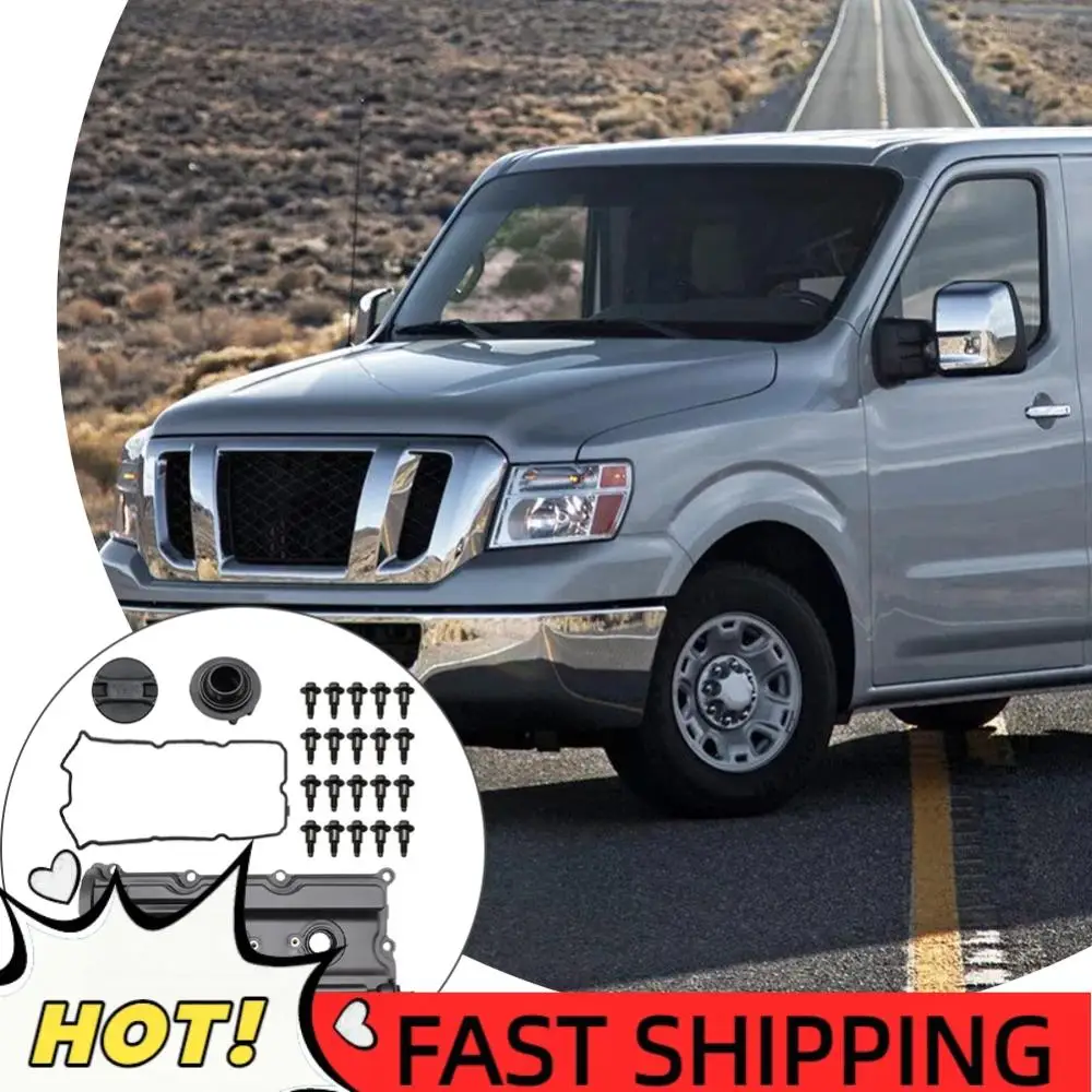 

2 шт. крышка кулачкового клапана с прокладкой винта, масляная крышка, крышка клапана двигателя, износостойкая резиновая крышка, комплект прокладок OE 13264-EA200 13264-EA210