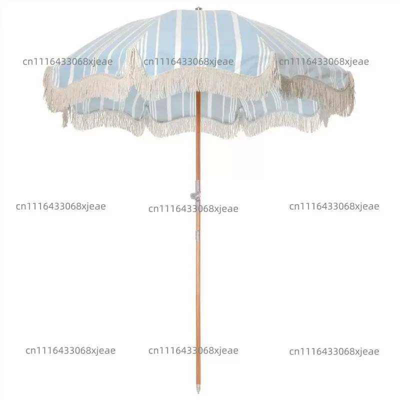 2m Portable Foldable Patio Parasol Customizable Protection Beach Sun Umbrella Nordic Garden Furniture