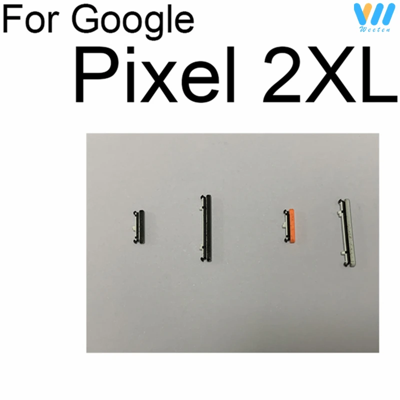 Power Volume Buttons For Google Pixel 2 2XL ON OFF Power Volume Side Switch Keys Up Down Button Replacement Repair Parts 1 Set