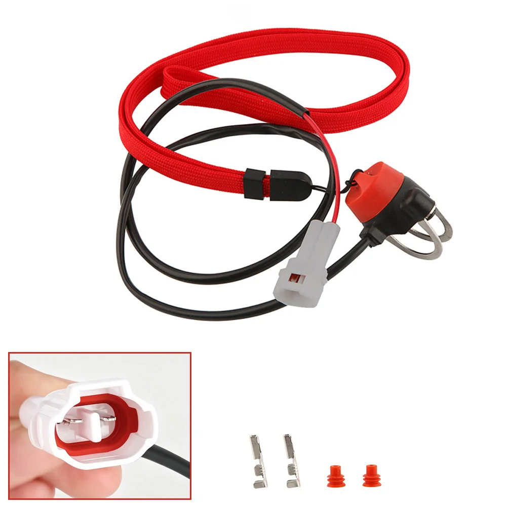 Universal Emergency Kill Switch Magnetic Top Cap with Wrist Strap For 2 Stroke Pocket Mini Dirt Bike ATV Motorcycle Accessories