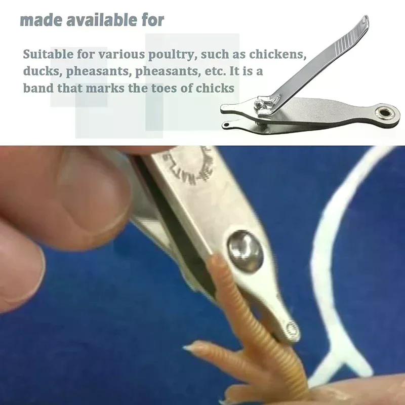 Chicken Toe Punch - Permanent Identification Tool for Chicks, Ducklings & Mice, Ear Tagging & Toe Marking