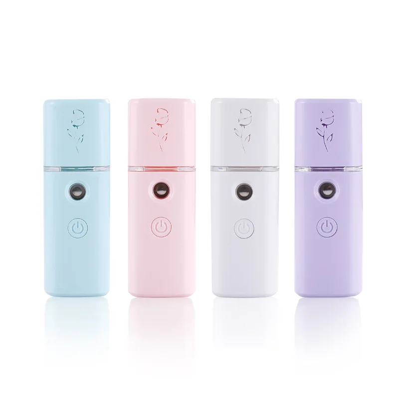 Household Portable Mini Hydrating Instrument Handheld Charging Atomizer Cold Spray Instrument Beauty Instrument Face Steamer