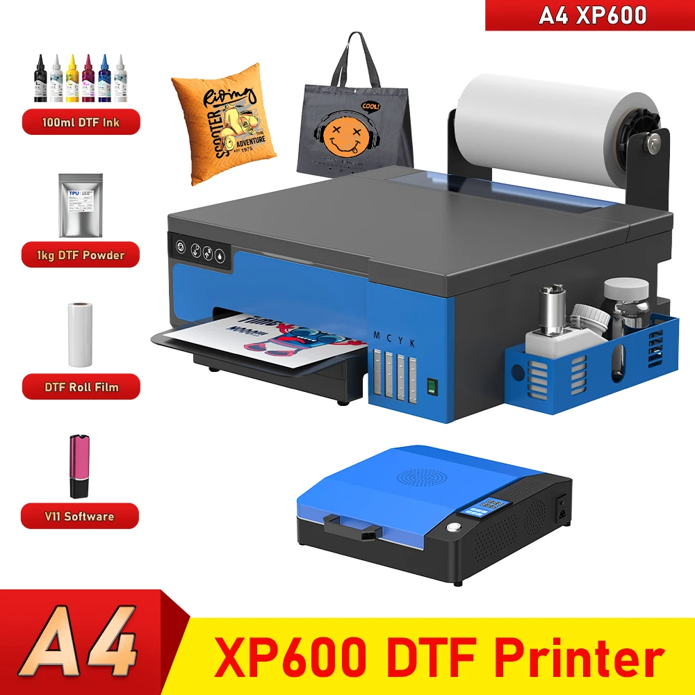 

Принтер A4 DTF для Epson XP600 L805, печатная машина для футболок, прямой принтер для переноса пленки impresora dtf a4 для печати на ткани