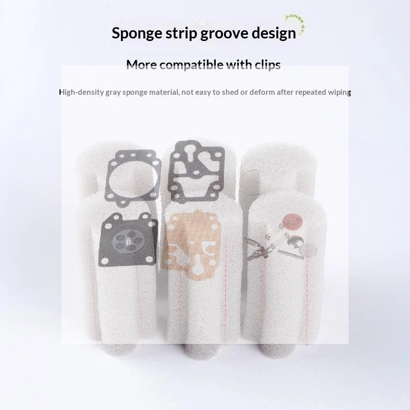 15Pcs Table Tennis Inorganic Glue Sponge Brushes With Clip Soft Head Ping Pong Racket Maintenance Tools for Pre-match Preparati