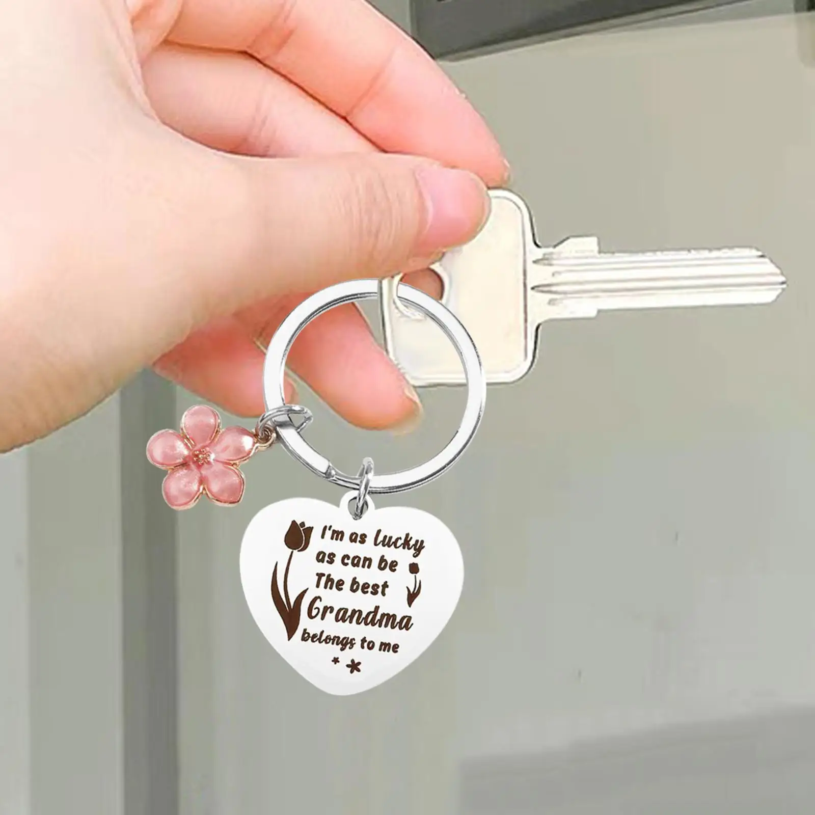 Grandma Gifts Key Chain Meaningful Grandma Birthday Gifts from Grandson