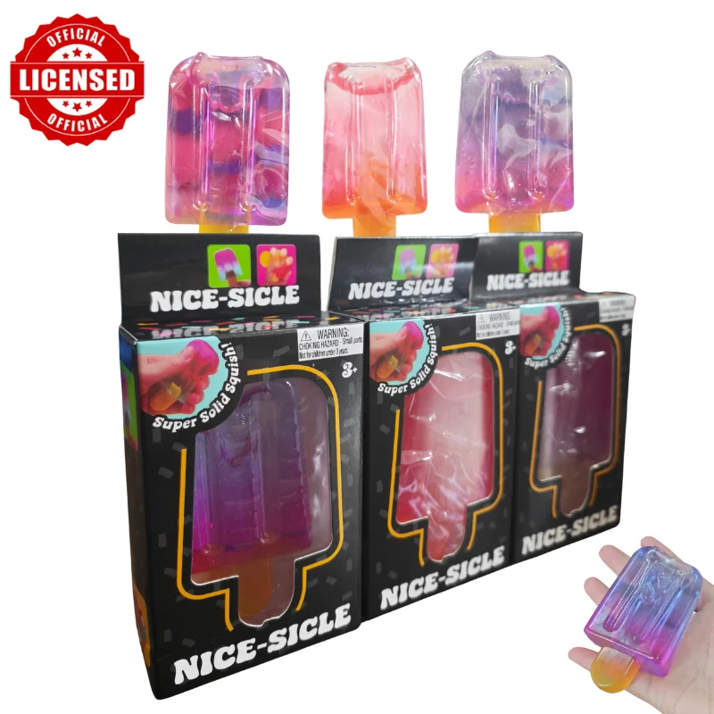 1/3 Stück Eiscreme-Squishy Schylling Nice Cube Blind Box Sensorisches Fidget-Spielzeug Stressabbau-Geschenk für Büro und Zuhause