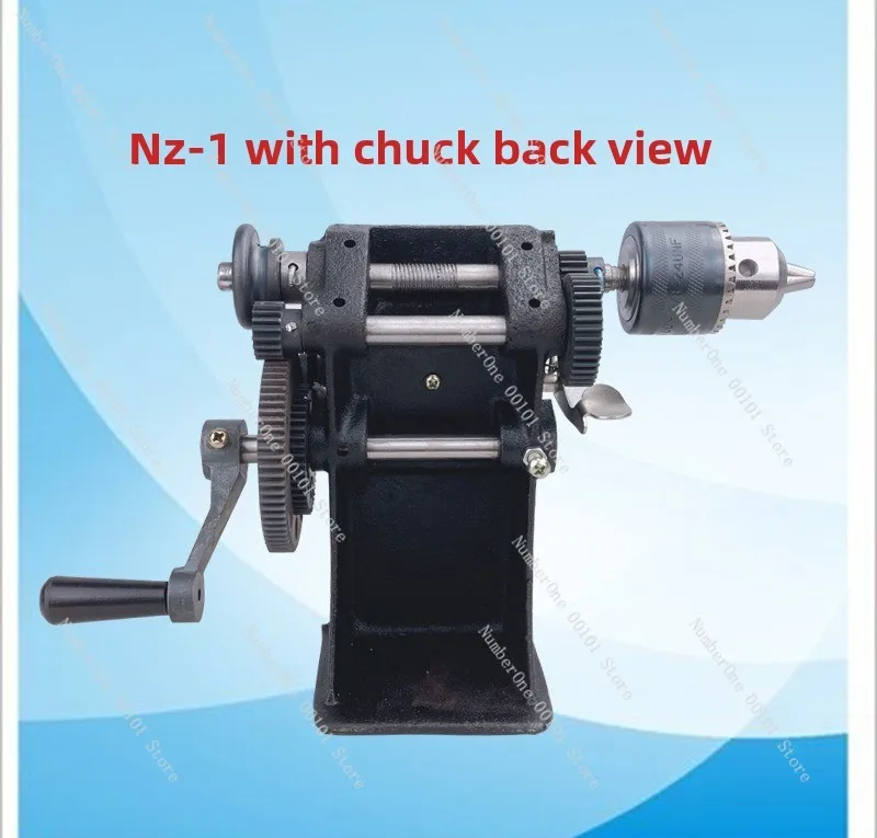 Hand crank counter winding machine wire winder winding machine iron for homerestoration with chuck gear machine
