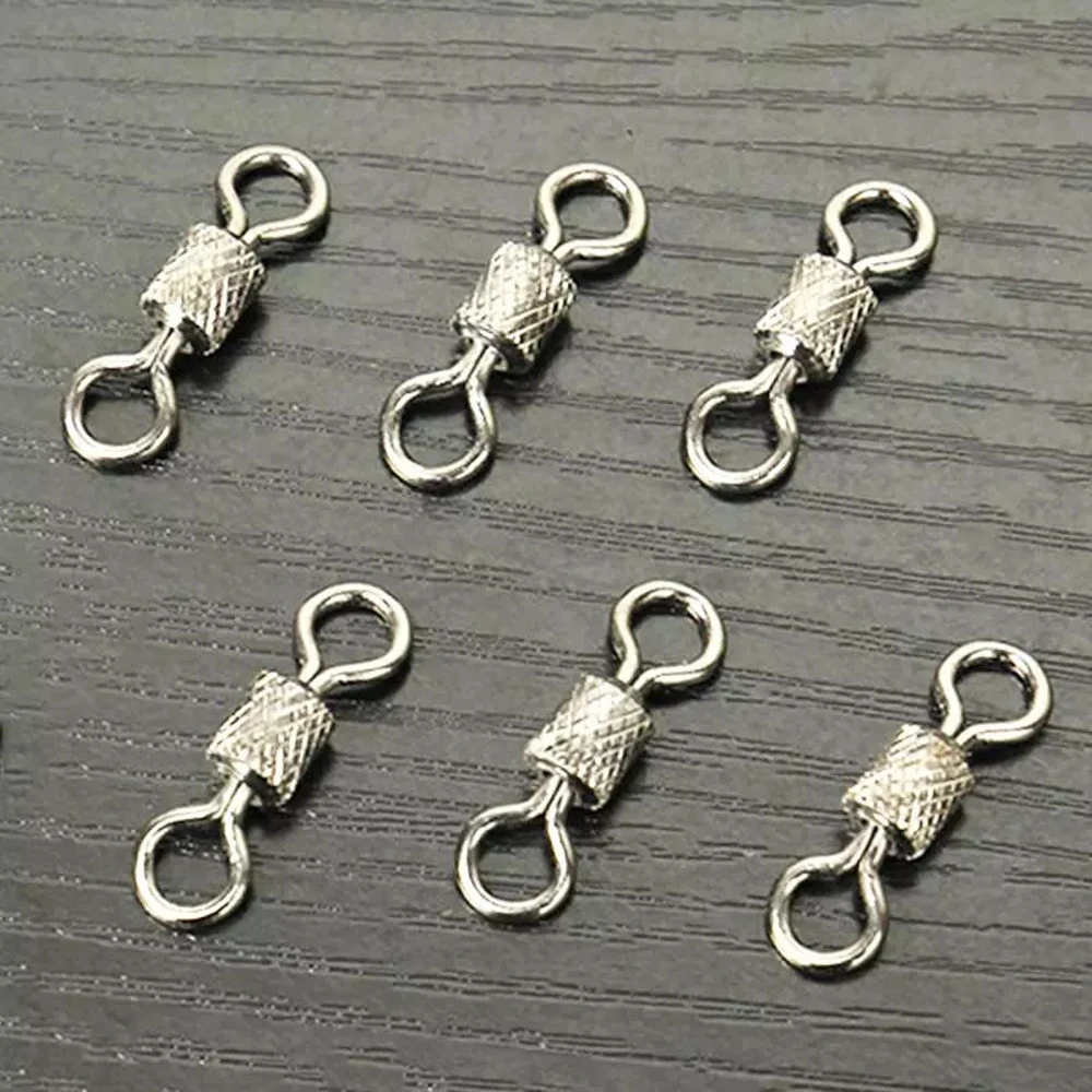

for Carp Safety Snap Stainless Steel Sea Fishing Ball Bearing Swivel Fishing Hook Connector Rolling Swivel Fishing Swivels