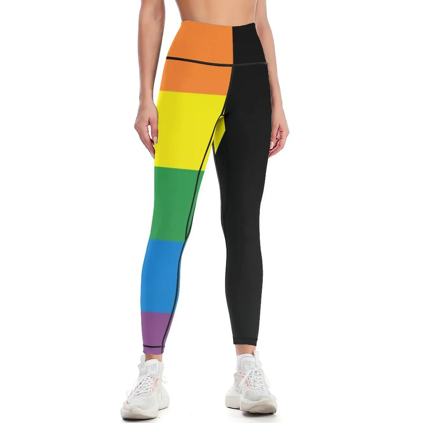 

Pride Flag Leggings legging pants raises butt Legging sport Sports pants woman Sports pants for Womens Leggings