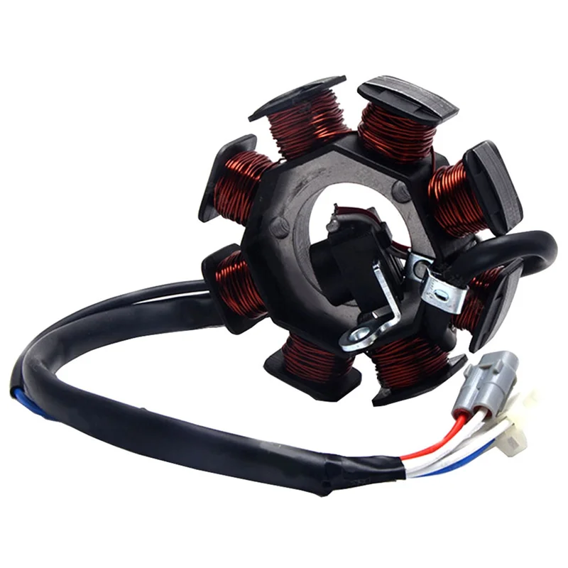 Bobina de estator de motocicleta de línea AED9-5 para Yamaha YBR125 YBR 125 2005-2014 XT125R XT125X XT 125R 2007-2008 bobina generador Magneto Pa