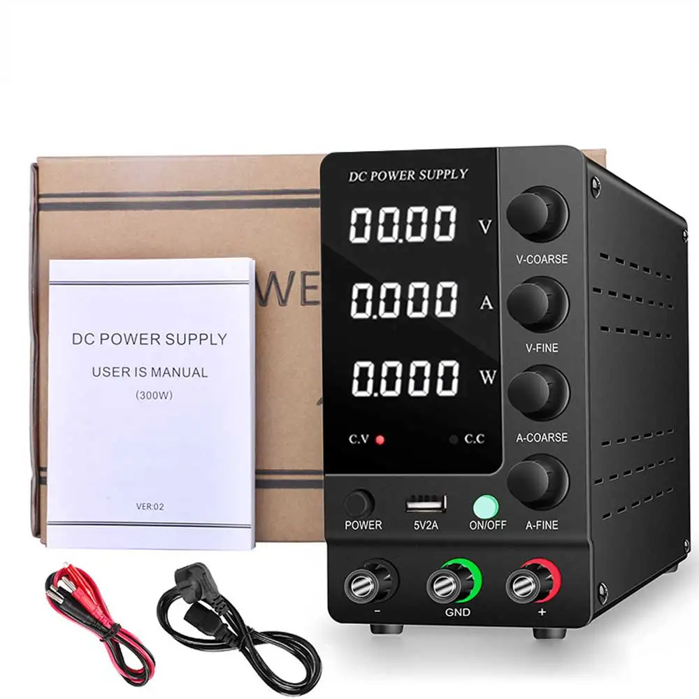 For Titanium Alloy Anodizing 30V 10A Variable Power Supply DC Adjustable Lab Switching Regulator  Bench Power Supplies