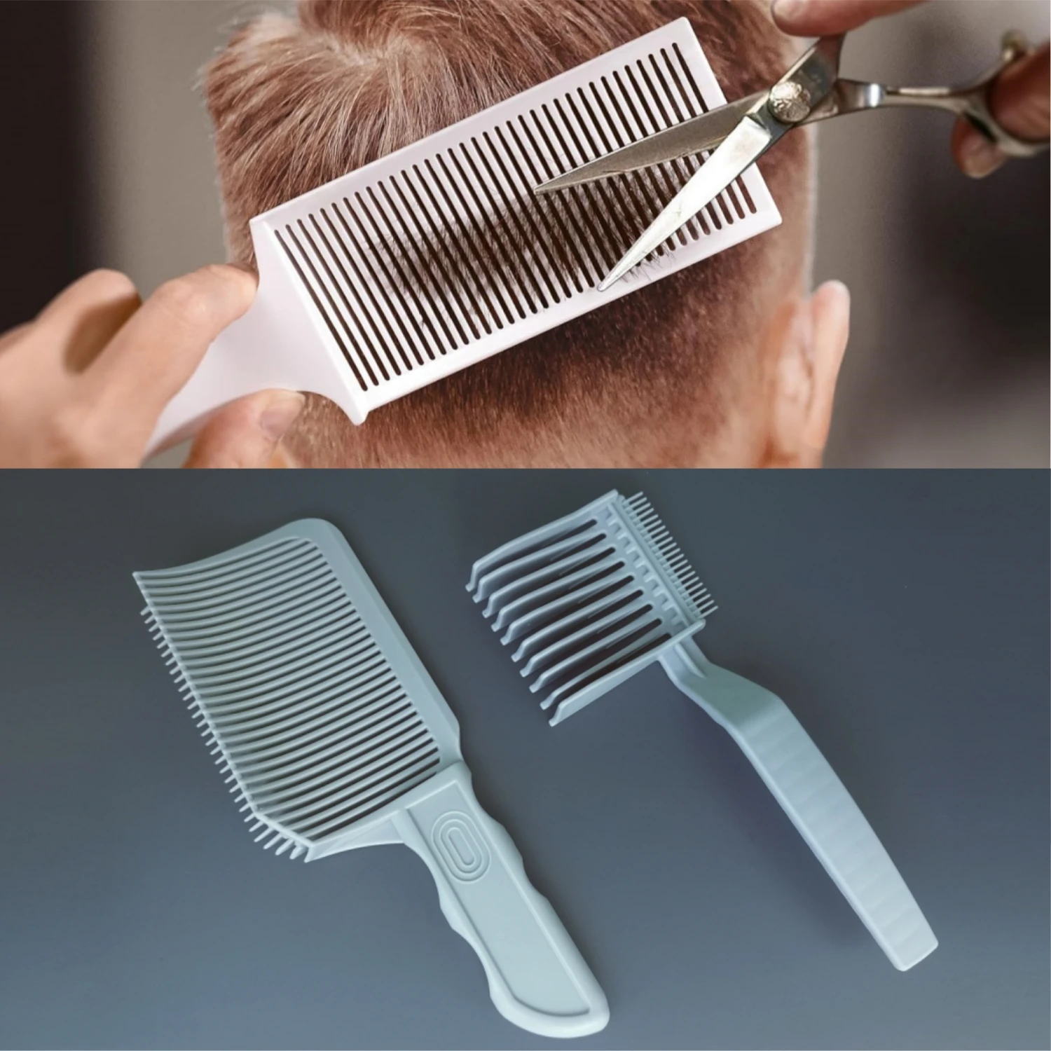 Barber Fading Comb Stying Comb Kit Blending Flat Top Hair Cutting Fade Comb For Men Heat Resistant Fade Brush Salon Accessories