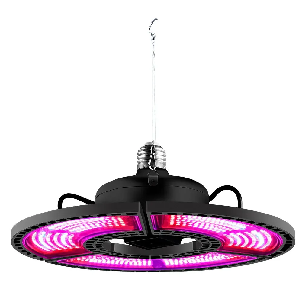 Imagem -06 - Planta Led de Espectro Completo Crescer Luz Lâmpada Interior Alta Potência E27 E26 400w Ufo 220v