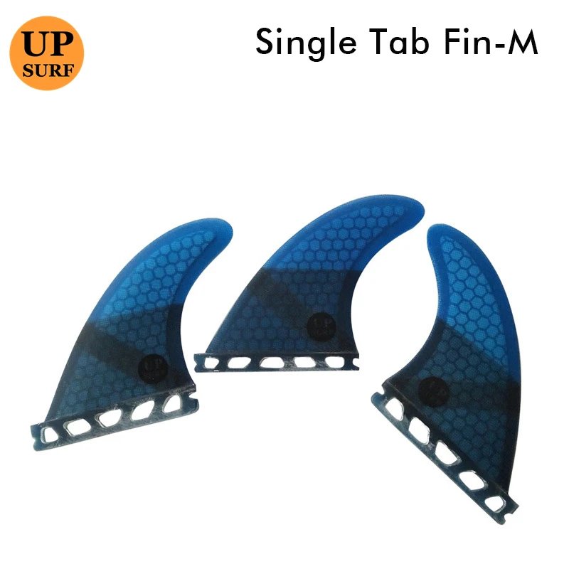 Surfing Board UPSURF FUTURE Fin G5 Size Carbon Honeycomb Fiberglass Single Tabs Fin Tri Fin Set Blue Color For Sup