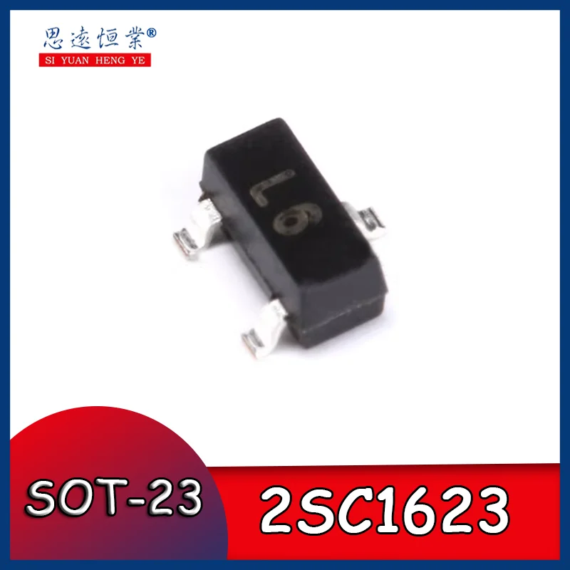 50pcs Original genuine 2SC1623L6 SOT-23 NPN transistor 50V/100mA surface mount transistor