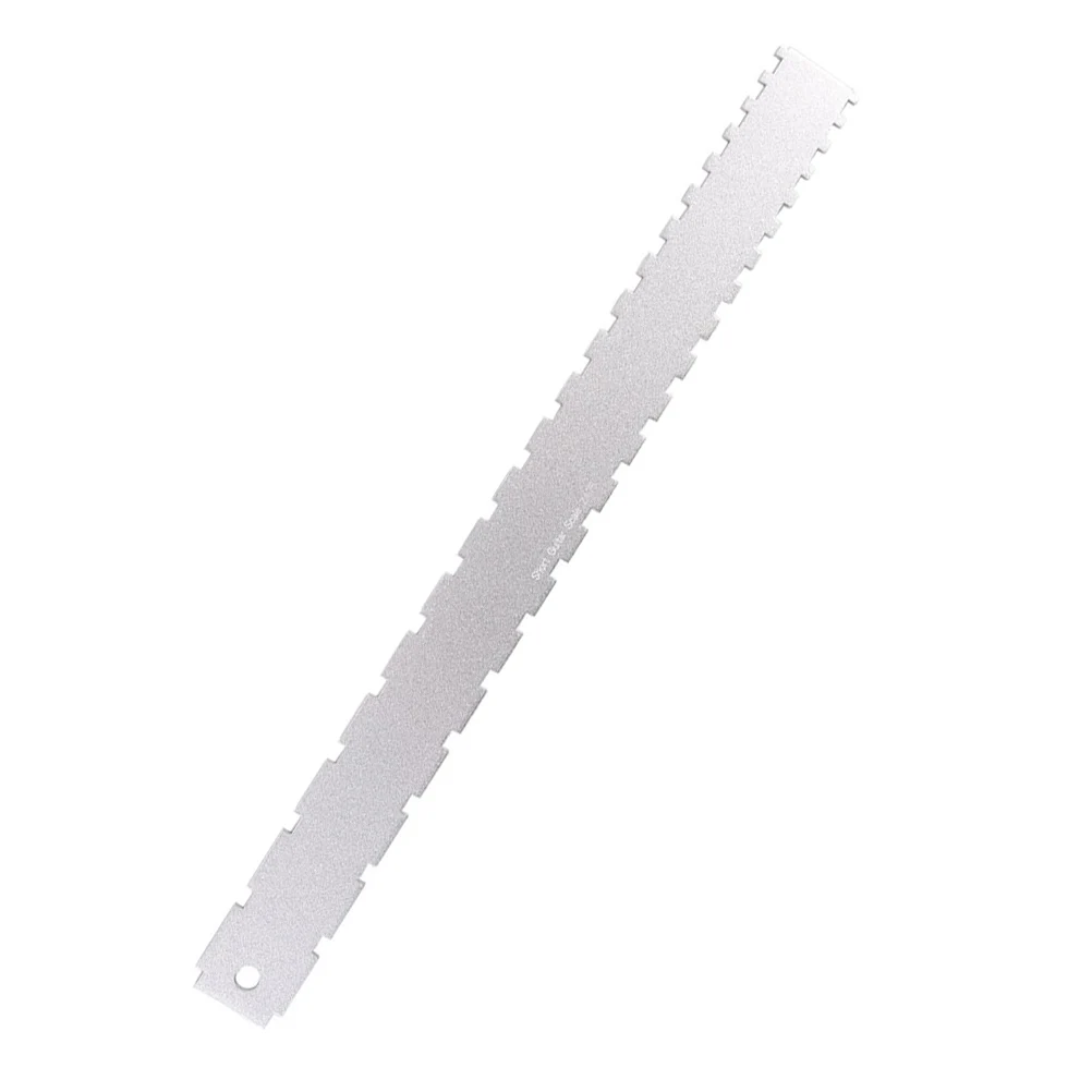 

Metal Measuring Ruler Fingerboard Height Gauge Tool for Electric Guitar Bass Acoustic leveling luthier guitar setup accessories