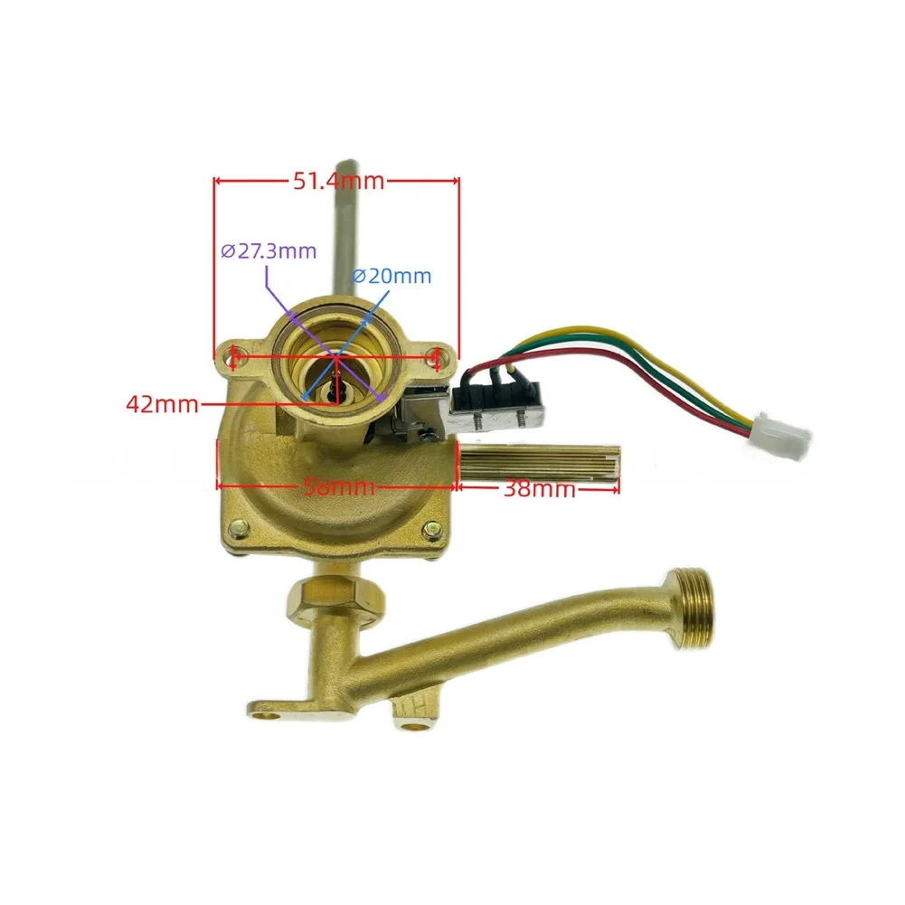 Heater Water Control Gas Water Heater Valve For Bathroom Installation Synchronized Operation Standard Threading