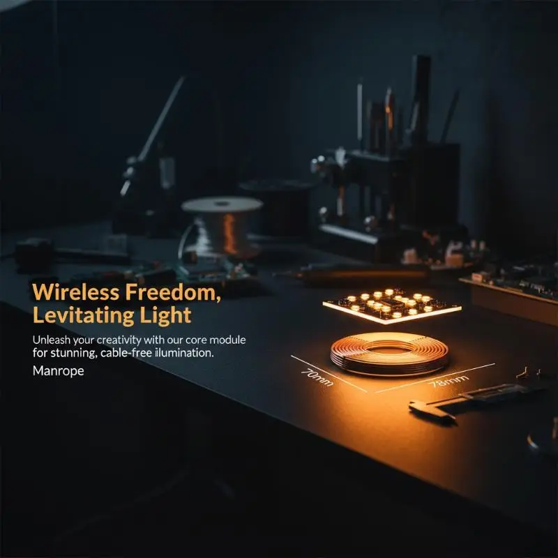 Wireless Power Supply Magnetic Levitation Module 1 Set for Tech Gadgets DIY Floating Lamp Project Fun STEM Experiment