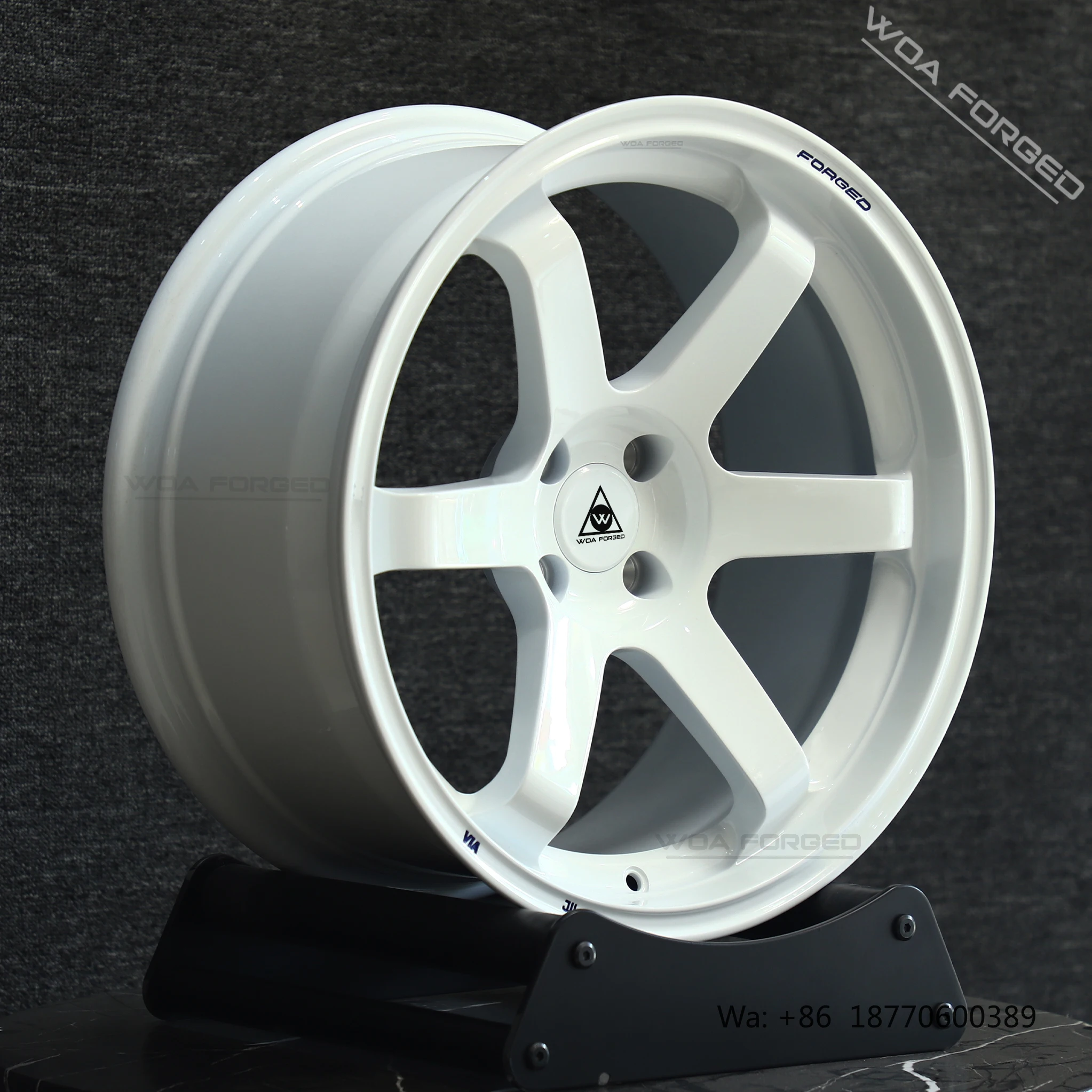 

TE37 WOAFORGED New Stylish Muscular Design White Chrome Polished Aluminum Rims 17-23 Inch Forged Car Wheels 5x114.3 5 Year