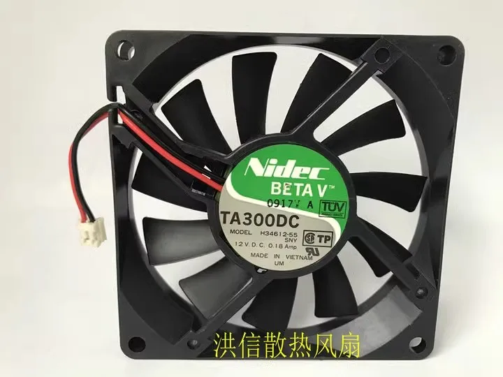 Free shipping original TA300DC H34612-55 8015 12V 0.18A 8CM silent cooling fan