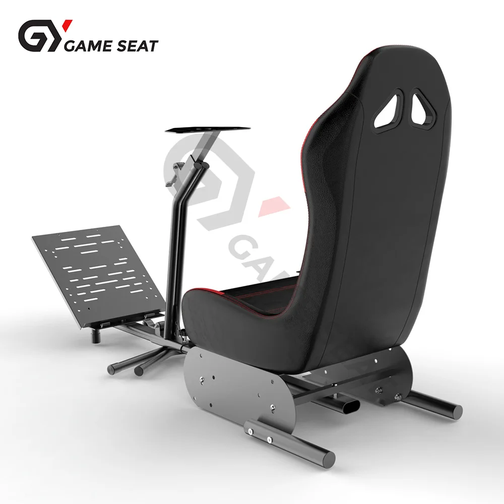 GY041 Car Simulator Seat Pedals Shifter Simulated Steering Race Play Game Cockpit SIM Racing view 5