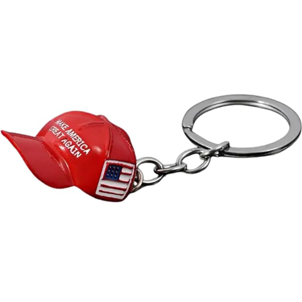 Haga que Estados Unidos vuelva a ser un llavero con sombrero MAGA Trump 2024 Muestra su soporte para el presidente Trump en todas partes que vayas
