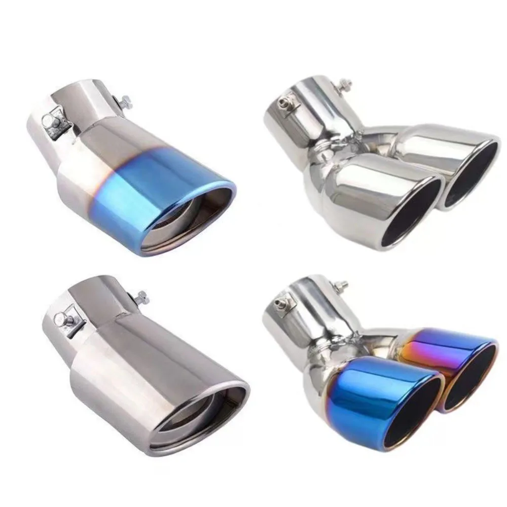 For Great Wall Haval DARGO Large Diameter Exhaust Pipe Silencer Carbon Fiber Tail Throat Decoration Exhaust Pipe Tail Pipes