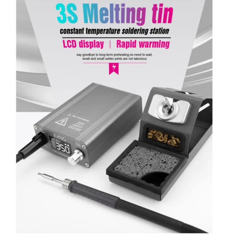 

OSS T245 Plus Electric Soldering Iron with Adjustable Temperature for Mobile Phone Maintenance, Flying Wire Soldering Station