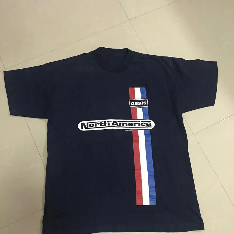 

Футболка Oasis Band British Rock American Retro Imprimé En Coton À Manches Courtes Pour Hommes Et Femmes